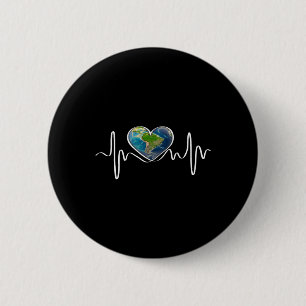 Badge Rond 5 Cm Jour des terres Planet Avril Anniversaire Jour des
