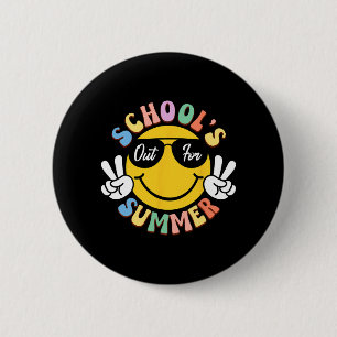 Badge Rond 5 Cm Jour D'Études Les Écoles Super Sorties Pour Su