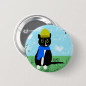 Badge Rond 5 Cm Jour d'hiver (Devant & derrière)