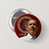 Badge Rond 5 Cm Jour d'inauguration 1.20.09 - l'article du (Devant & derrière)