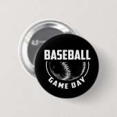 Badge Rond 5 Cm Jour du baseball (Devant & derrière)