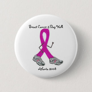 Badge Rond 5 Cm Jour du cancer du sein 3 - Atlanta