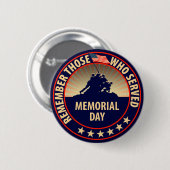 Badge Rond 5 Cm Jour du Souvenir (Devant & derrière)