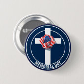 Badge Rond 5 Cm Jour du Souvenir (Devant & derrière)