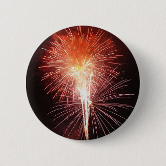 Badge Rond 5 Cm Jour heureux de feux d'artifice !