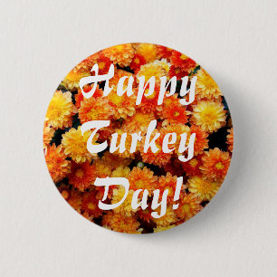 Badge Rond 5 Cm Jour heureux de la Turquie !