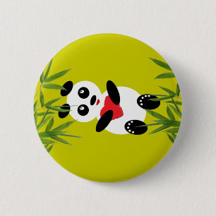 Badge Rond 5 Cm Jour Panda personnalisable Pin