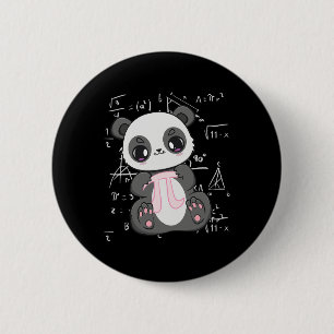 Badge Rond 5 Cm Jour Pi 3.14159 Algebra Mathématique Anime Panda O