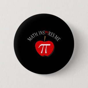 Badge Rond 5 Cm Jour Pi 3.14 Les Maths Drôle M'Inspirent