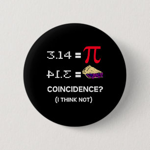 Badge Rond 5 Cm Jour Pi 3.15 Symbole Pi Science Et Math Enseignant