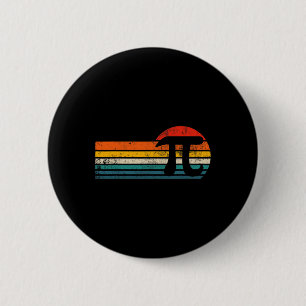Badge Rond 5 Cm Jour Pi vintage Math Pun Mathématiques Symbole Pi