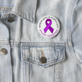 Badge Rond 5 Cm Jour pourpre | 26 mars | Sensibilisation à l'épile (En situation)