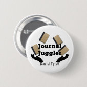 Badge Rond 5 Cm Journal Juggler (Devant & derrière)