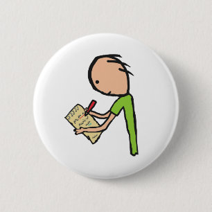 Badge Rond 5 Cm Journaliste