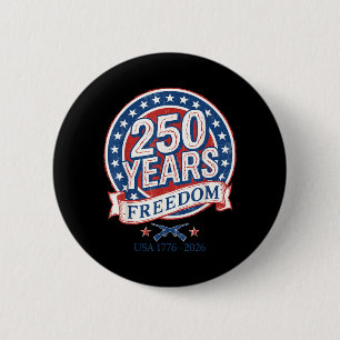 Badge Rond 5 Cm Journée de l'indépendance patriotique des États-Un