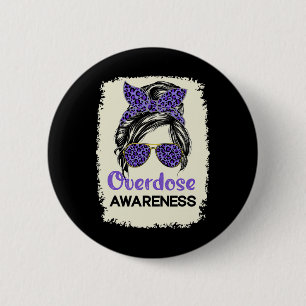 Badge Rond 5 Cm Journée de sensibilisation à l'overdose 2022 Guerr