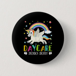 Badge Rond 5 Cm Journée d'enfants Bonjour Garderie 2020 Quarantain