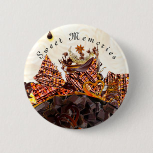 BADGE ROND 5 CM JOURNÉE DU SOLEIL DOUCE ! :)