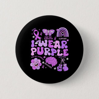 Badge Rond 5 Cm Journée géniale de soutien à la sensibilisation à 