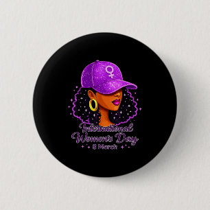 Badge Rond 5 Cm Journée internationale des femmes 2026 8 mars femm