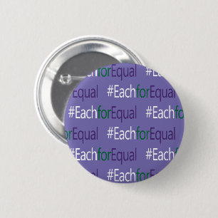 Badge Rond 5 Cm Journée internationale des femmes #EachforEqualHa