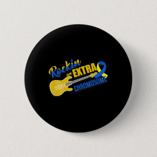 Badge Rond 5 Cm Journée Mondiale Contre Le Syndrome Pour Lutter Co