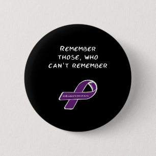 Badge Rond 5 Cm Journée mondiale de la maladie d'Alzheimer