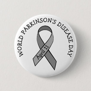 Badge Rond 5 Cm Journée mondiale de la maladie de Parkinson 11 avr