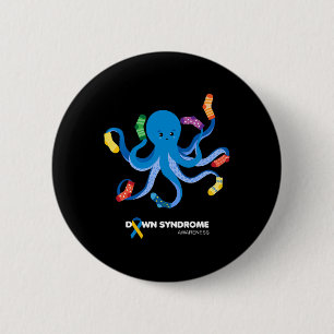 Badge Rond 5 Cm Journée mondiale de sensibilisation au syndrome d'