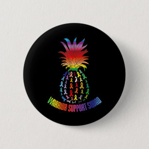 Badge Rond 5 Cm Journée mondiale du cancer Soutien Squad Cancer Su