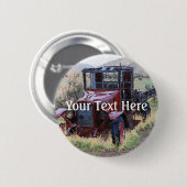 Badge Rond 5 Cm Jours de fin passés (Devant & derrière)