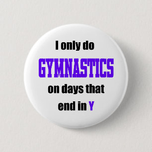 Badge Rond 5 Cm Jours de gymnastique