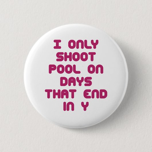 Badge Rond 5 Cm Jours de PoolChick (Devant)