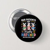 Badge Rond 5 Cm Joyeuse fête de Pâques pour par (Devant & derrière)