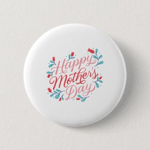 Badge Rond 5 Cm Joyeuse fête des Mères