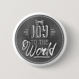 Badge Rond 5 Cm Joyeuse Fête Joyeux Noël au Monde