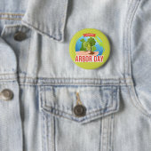 Badge Rond 5 Cm Joyeuse Journée de l'Arbour (En situation)
