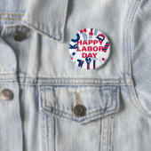 Badge Rond 5 Cm Joyeuse journée du travail Week-end (En situation)