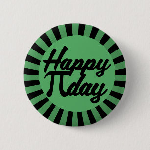 Badge Rond 5 Cm Joyeuse Journée Pi