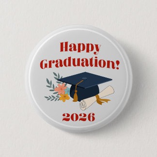 Badge Rond 5 Cm Joyeuse remise de diplômes 2026