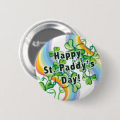 Badge Rond 5 Cm Joyeuse Saint Paddy's Day (Devant & derrière)