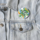 Badge Rond 5 Cm Joyeuse Saint Paddy's Day (En situation)