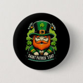 Badge Rond 5 Cm Joyeuse Saint-Patrick (Devant)
