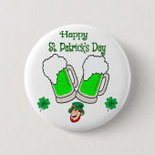 Badge Rond 5 Cm Joyeuse Saint-Patrick (Devant)