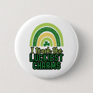 Badge Rond 5 Cm Joyeuse Saint-Patrick Professeur École Saint-Patri
