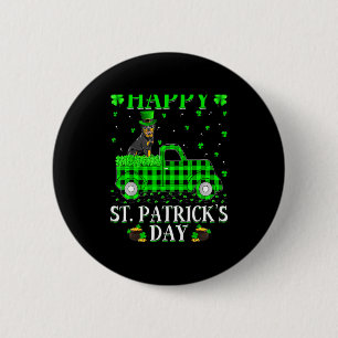 Badge Rond 5 Cm Joyeuse St Patricks Day Et T Shirt Shamrock_1 