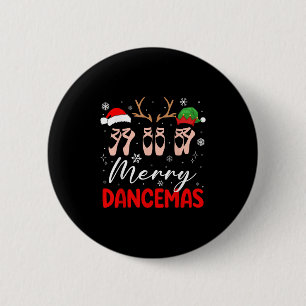 Badge Rond 5 Cm Joyeuses Dancemas Ballet de Noël Scute Ss Cute Sss