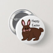 Badge Rond 5 Cm Joyeuses Pâques (Devant & derrière)