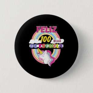 Badge Rond 5 Cm Joyeux 100 Jours D'École 100 Jours D'École 