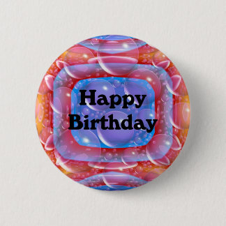 Badge Rond 5 Cm Joyeux anniversaire
